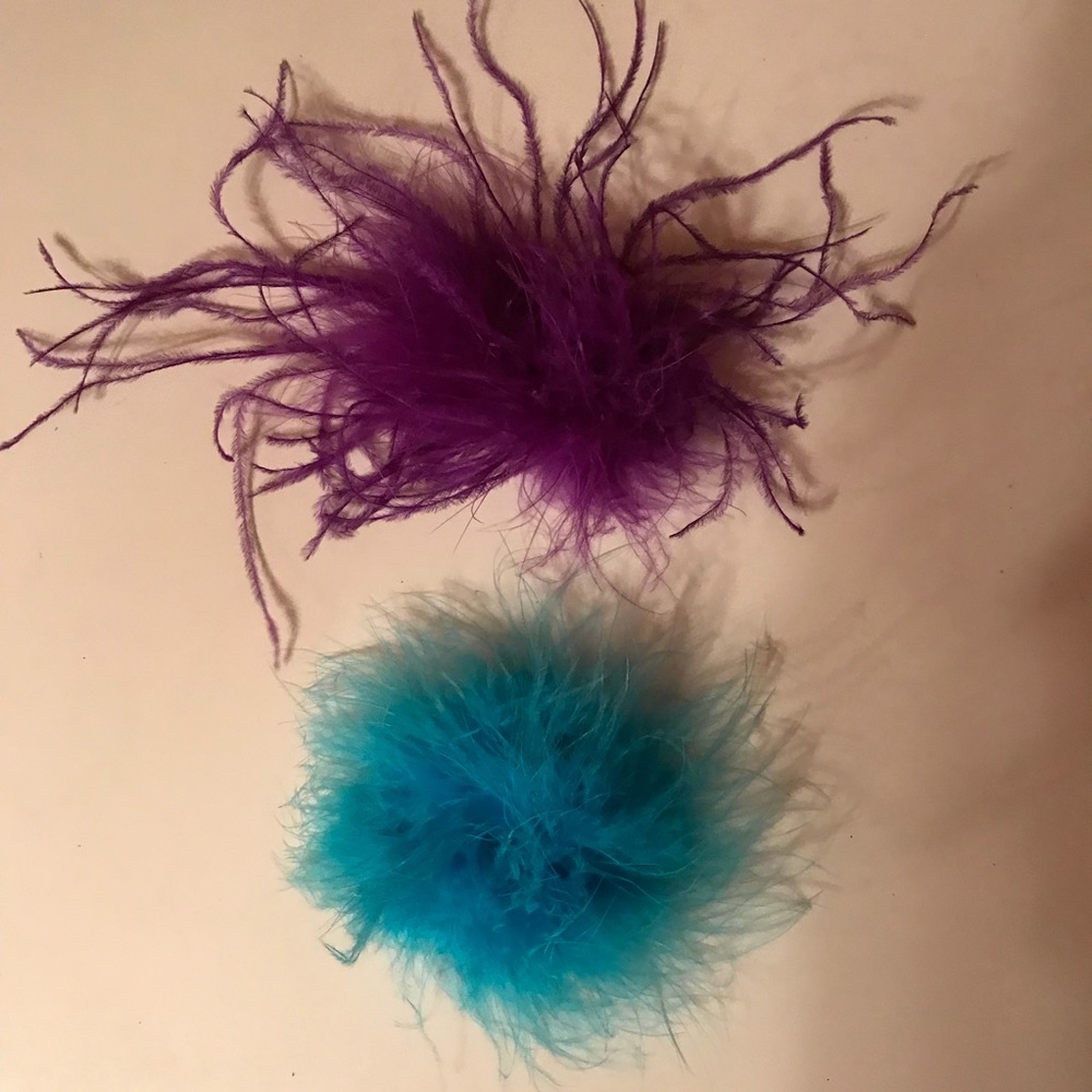 Purple and Blue Clip In